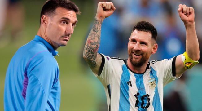 Lionel Scaloni indicó que Messi es el mejor jugador de la historia