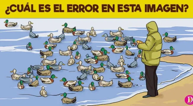 Solo un verdadero GENIO encontrará el único error en esta imagen.