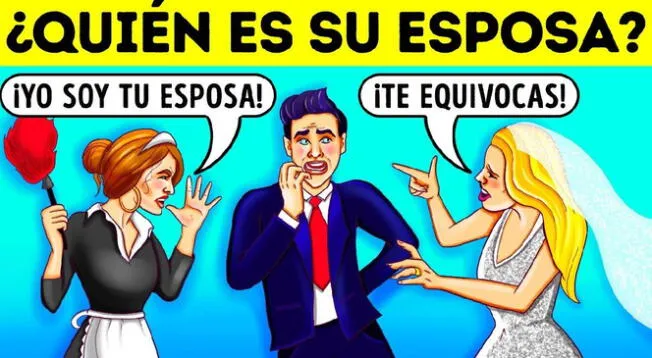 Ubica a la verdadera esposa en menos de 7 segundos y termina con el caso Ubica a la verdadera esposa en menos de 7 segundos y termina con el caso