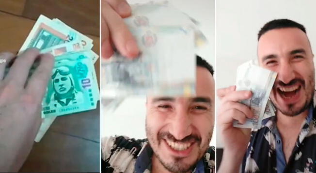 Cambió pesos por soles, fue estafado y ahora esos billetes los hicieron 'rico' - VIDEO