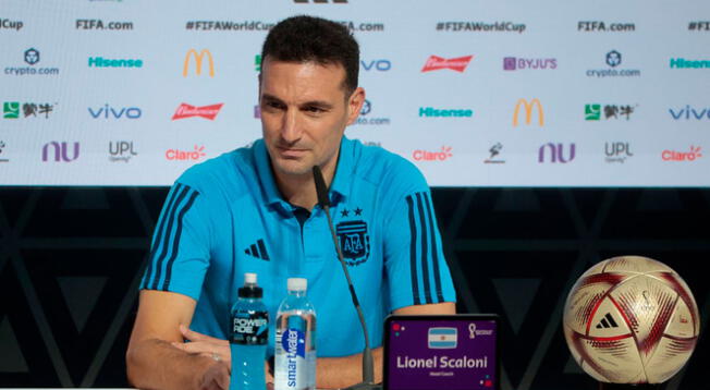 Lionel Scaloni dio conferencia de prensa previo al Argentina vs Francia