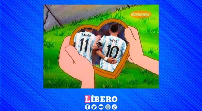 Lionel Messi y Di María anotaron los dos primeros goles a favor de Argentina.