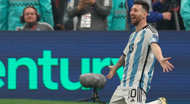 Lionel Messi con suspenso anota el 3-2 de Argentina sobre Francia