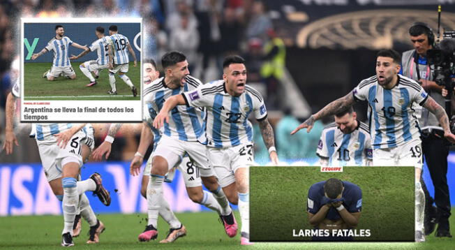 Argentina campeón Mundial en Qatar 2022: así reaccionó la prensa internacional.