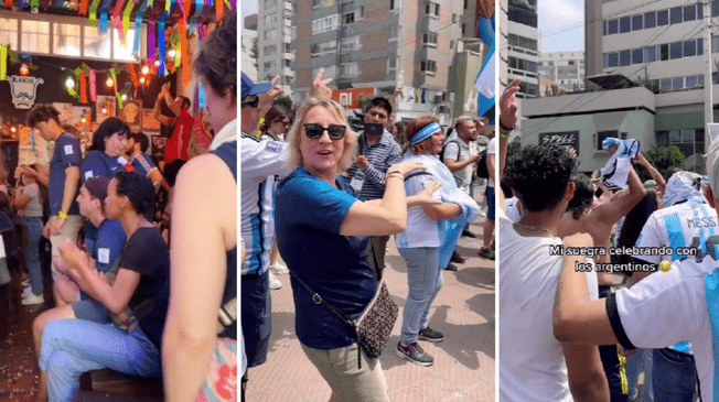 Ciudadana francesa festeja triunfo de Argentina en el Mundial y deja boquiabiertos a usuarios de TikTok