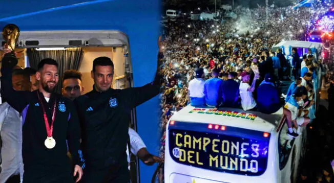 Selección Argentina se coronó campeón mundial de Qatar 2022