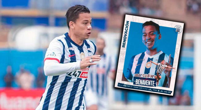 Cristian Benavente renovó contrato con Alianza Lima. Foto: Alianza Lima / Composición Líbero
