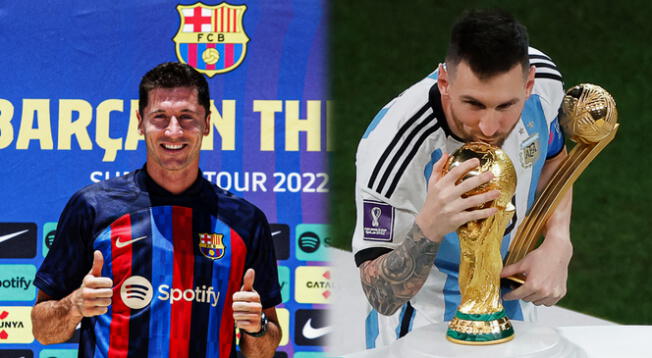 Lewandowski revela su más grande sueño con Lionel Messi