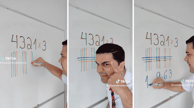 Gracias a sus divertidas formas de explicar problemas matemáticos, su cuenta es la sensación de TikTok.