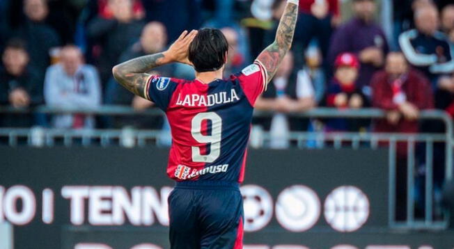 Gianluca Lapadula volvió anotar con el Cagliari de la Serie B