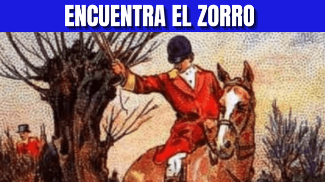 Reto visual EXTREMO: Ubica la zorro en 5 segundos o menos y demuestra que eres el mejor