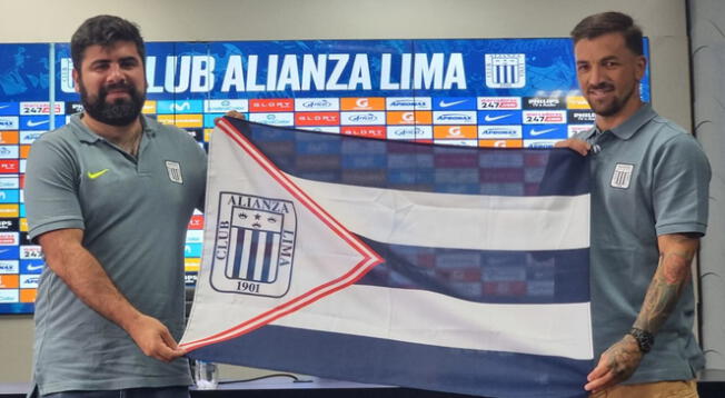 Gabriel Costa fue presentado como refuerzo de Alianza Lima.