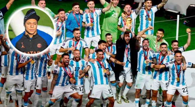 Campeón con Argentina no olvida a Mbappé y lo recuerda en su matrimonio