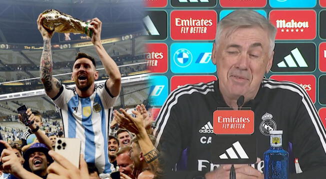 Carlo Ancelotti se refirió a Lionel Messi tras su título en el Mundial Qatar 2022