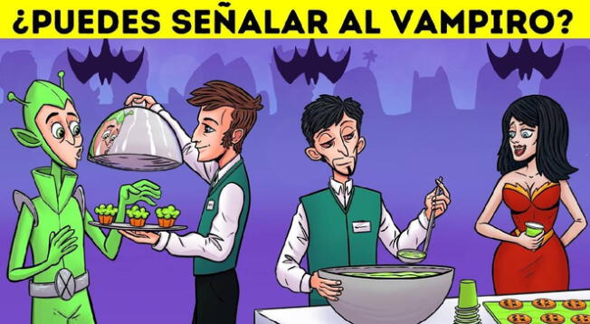 Ubica al vampiro en menos de 7 segundos: ¿Podrás superar esta prueba?