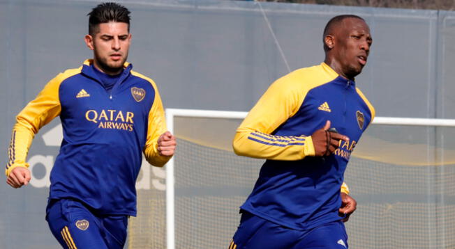 Carlos Zambrano y Luis Advíncula son compañeros en Boca Juniors.