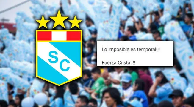 El DT de Sporting Cristal tuvo un particular mensaje para hinchas en redes. Foto: Sporting Cristal / Composición Líbero