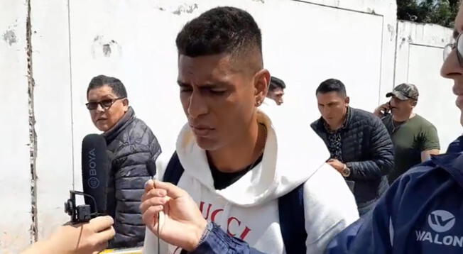 Paolo Hurtado dio declaraciones tras su llegada a Cusco