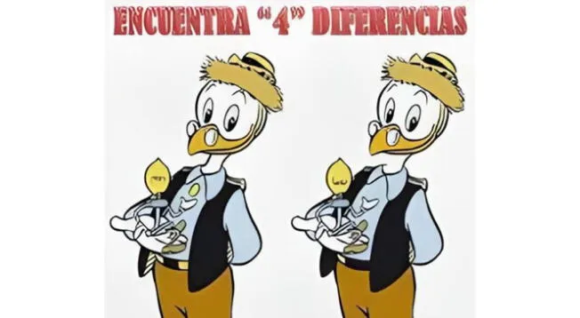 Intenta encontrar las 4 diferencias en este reto. Intenta encontrar las 4 diferencias en este reto.