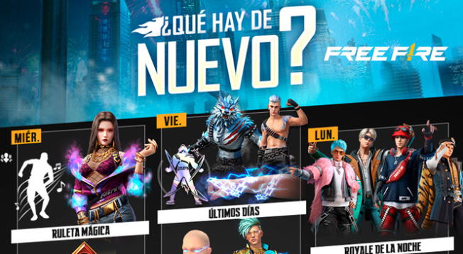 Free Fire 2023: conoce AQUÍ la agenda semana de enero y que recompensas tiene