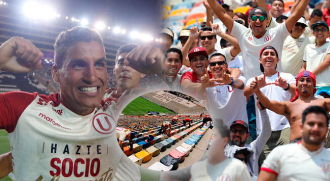 Hinchas de Universitario limpiaron el Monumental para la Noche Crema