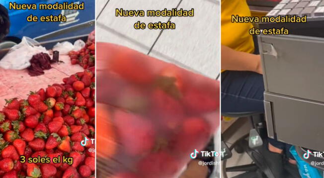 Es estafado con 'kilo de fresas' de carretilla, tras saber que usaron balanza 'calibrada' - VIDEO