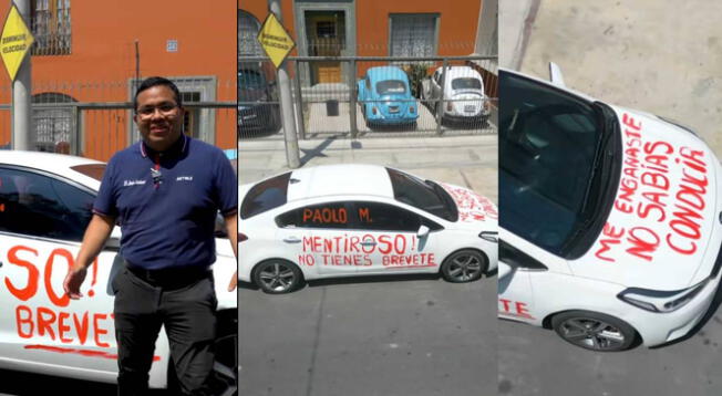 Escuela de manejo lanza campaña en honor a Paolo, el 'infiel del auto'