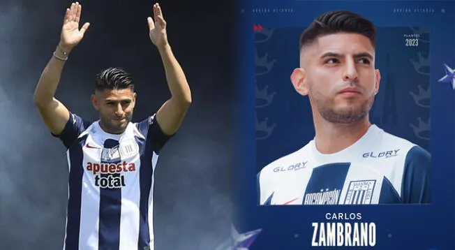 Carlos Zambrano estalla de alegría con emotivo mensaje a Alianza Lima: "Día soñado" .