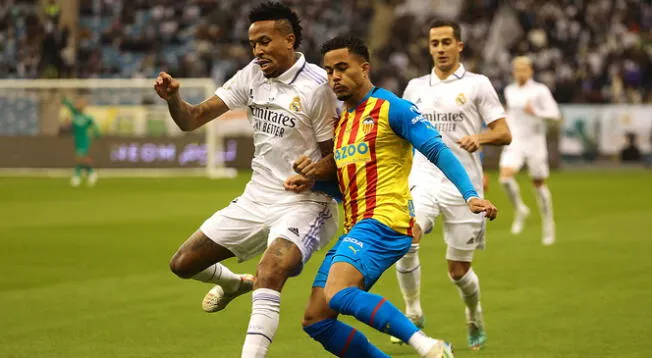 Real Madrid vs. Valencia por la Supercopa de España