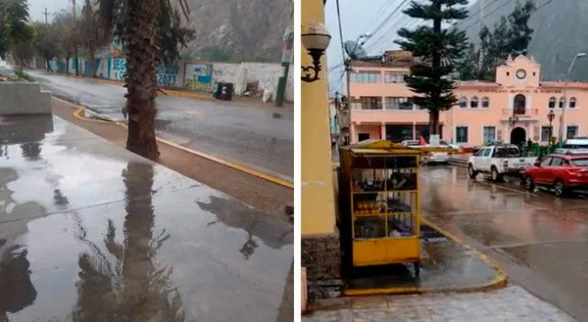 Por medio de las redes sociales, varias personas mostraron las lloviznas en sus localidades.