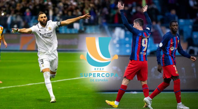 Real Madrid se medirá con Barcelona por la final de la Supercopa de España