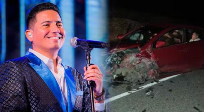 El cantante del Grupo 5 sufrió un aparatoso accidente en Trujillo.