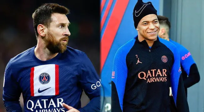 Mbappé tuvo polémico gesto con Messi en entrenamiento del PSG