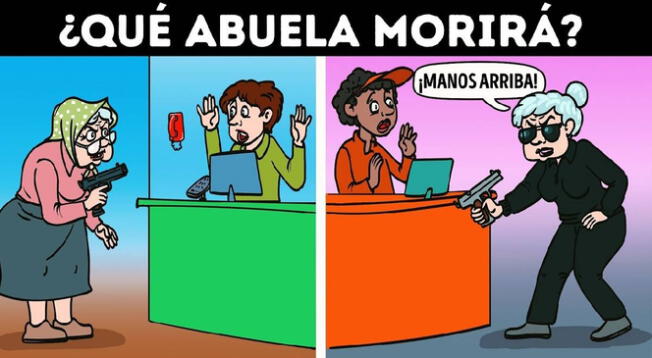 Ubica a la abuela que no sobrevivirá en este desafío viral