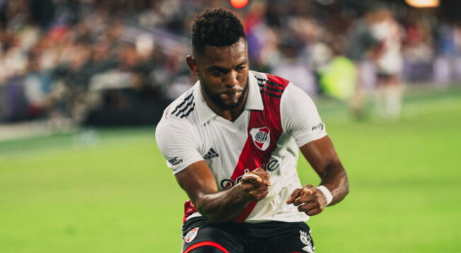 Borja convirtió el segundo gol en victoria de River Plate sobre Vasco Da Gama