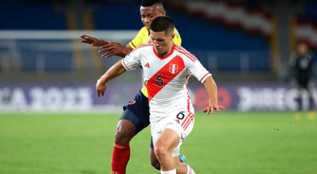 Catriel Cabellos se convirtió en una de las figuras de la Selección Peruana Sub-20. Foto: FPF