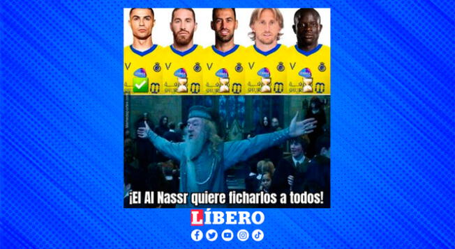 Los memes del Al Nassr no se hicieron esperar en redes sociales.