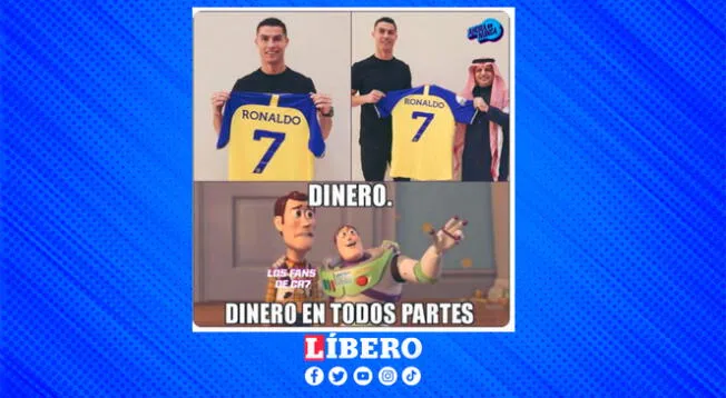 CR7 es la nueva estrella del Al Nassr  y en redes lo celebran.