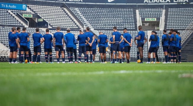 Alianza Lima continúa con sus entrenamientos en Matute