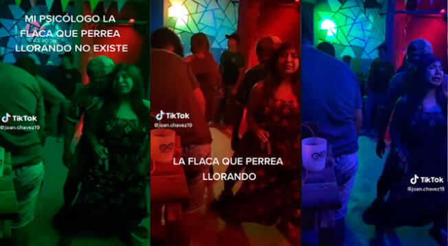 La joven ha dejado conmovidos a miles con su desgarrador llanto en plena discoteca.