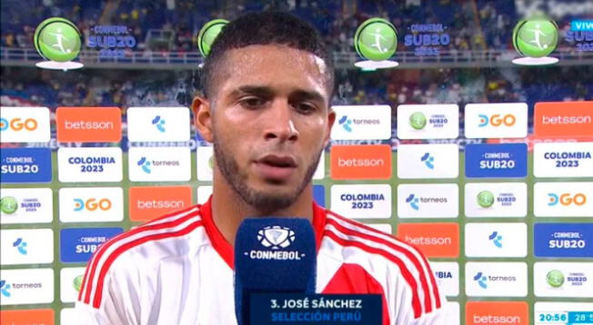 Arón Sánchez habló de la participación de Perú en Sudamericano Sub 20