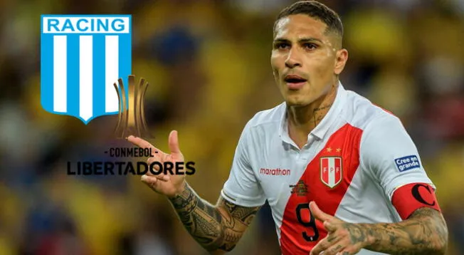 Paolo Guerrero apunta a la Copa Libertadores con Racing