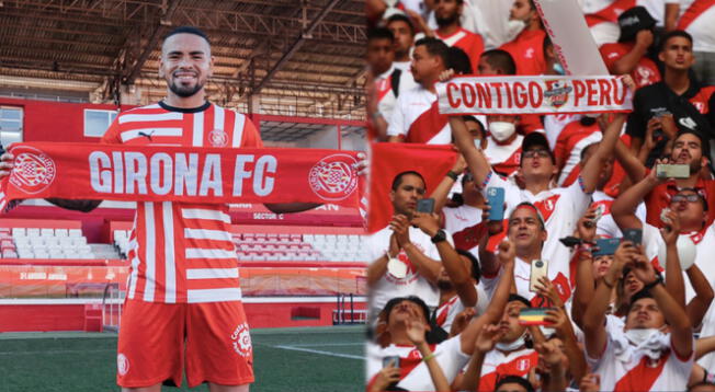 El Girona FC envía un saludo a todos los peruanos.