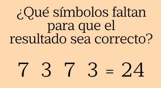 Supera este acertijo matemático en solo 10 segundos y demuestra que eres el mejor.