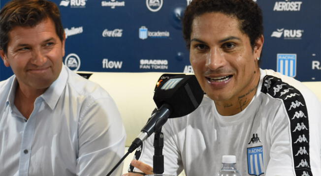 Paolo Guerrero y la promesa que volvió locos a los hinchas de Racing.