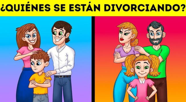 Descubre quienes se están divorciando en este acertijo visual.