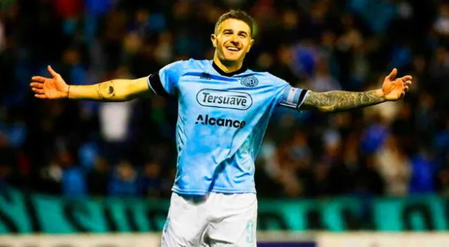 Pablo Vegetti reveló por qué decidió permanecer en Belgrano. Foto: Belgrano Prensa