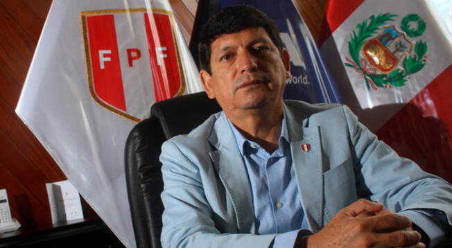 Agustín Lozano es el actual presidente de la Federación Peruana de Fútbol