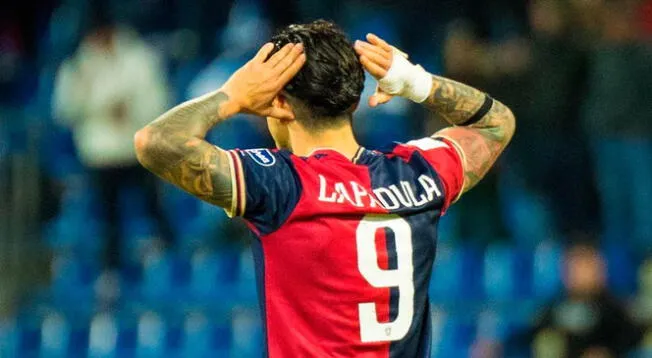 Gianluca Lapadula marcó el gol de la victoria para Cagliari