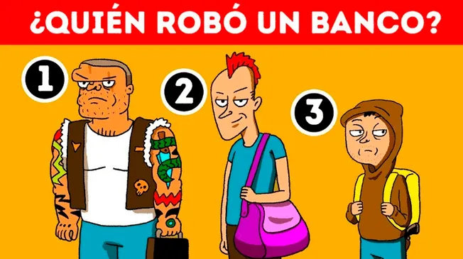 ¿Quién ROBÓ un banco? Este acertijo fue resuelto por personas BRILLANTES